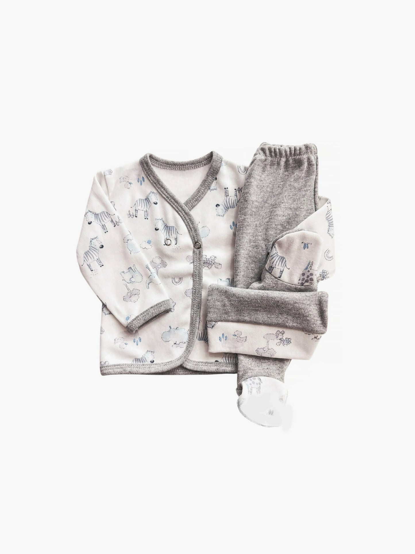 Ajuar 3 piezas Batita Estampado