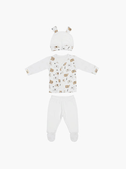 Ajuar 3 Batis PREMATURO Estampado